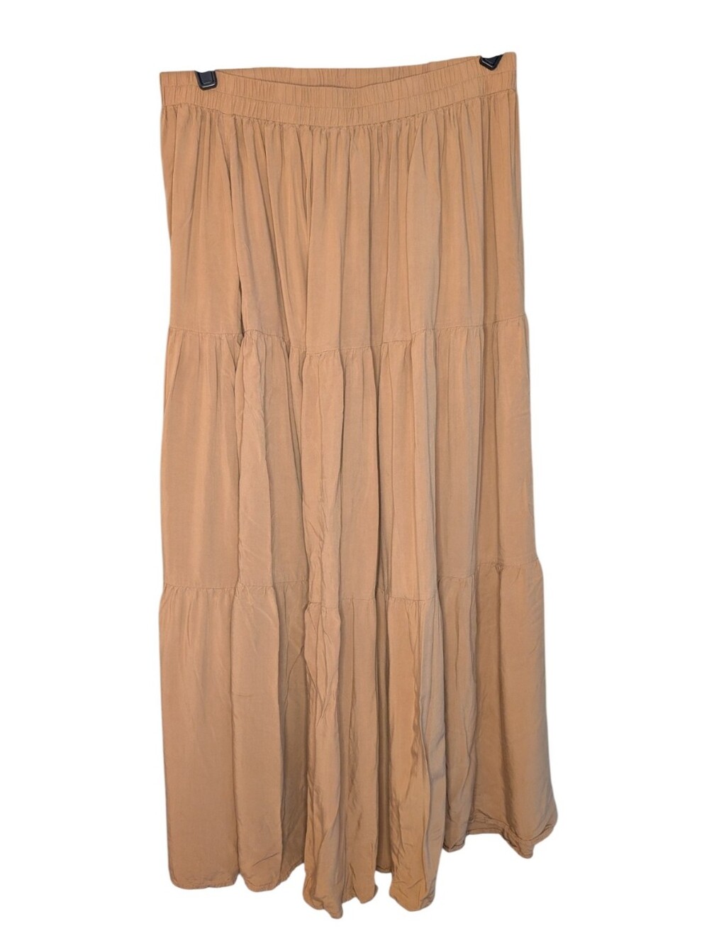Scarlet Darkness Renaissance Tiered Maxi-midi broomstick Skirt Camel XL flaw